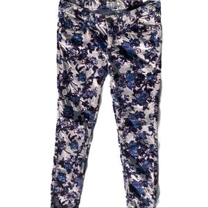 Free People floral corduroy pants